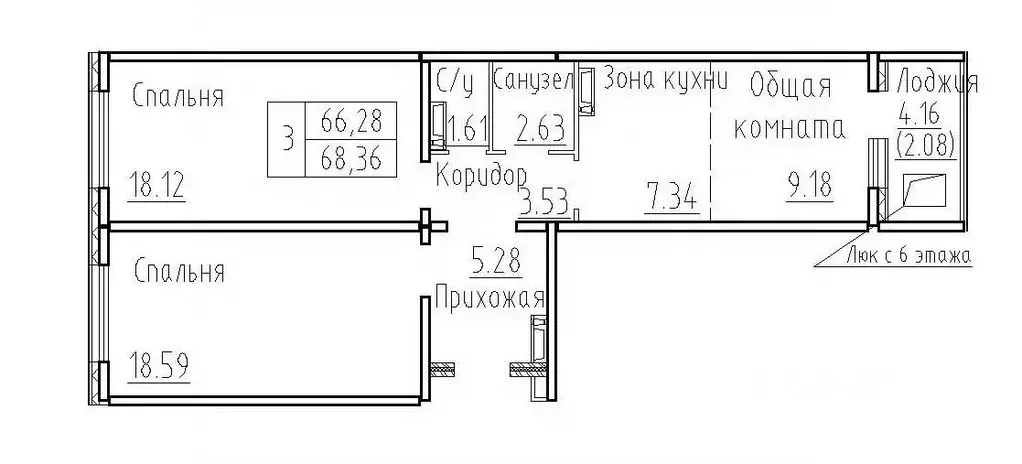 2-к кв. Новосибирская область, Новосибирский район, Мичуринский ... - Фото 0