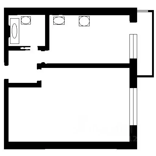 1-к кв. Москва Ташкентская ул., 22К3 (37.0 м) - Фото 1