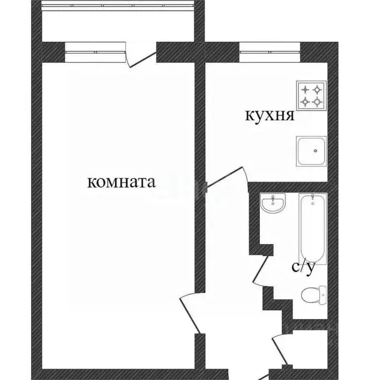 1-к кв. Воронежская область, Воронеж ул. Генерала Лизюкова, 3 (37.0 м) - Фото 1