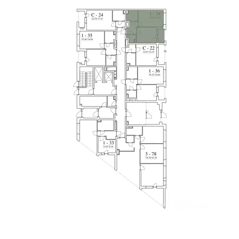 1-к кв. Санкт-Петербург Планерная ул., 95к1 (34.4 м) - Фото 1