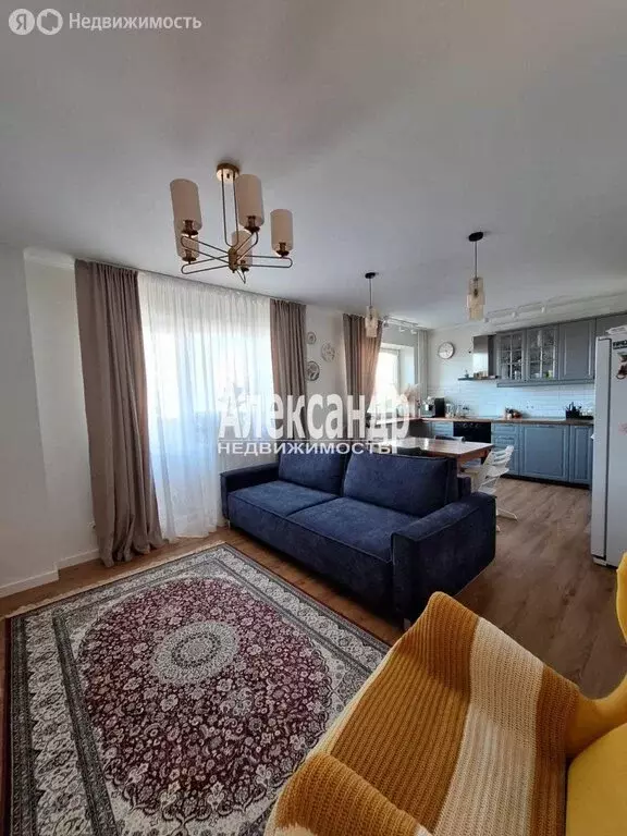 3-комнатная квартира: Парголово, Тихоокеанская улица, 10к1 (88.3 м) - Фото 0
