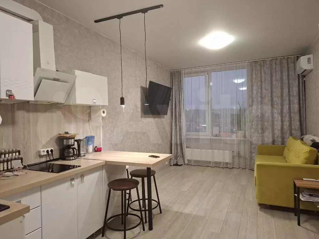 Апартаменты-студия, 25,7 м, 4/9 эт. - Фото 0