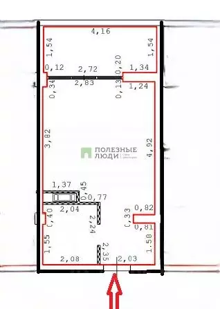 Студия Крым, Ялта ул. К. Маркса, 18А (41.0 м) - Фото 2