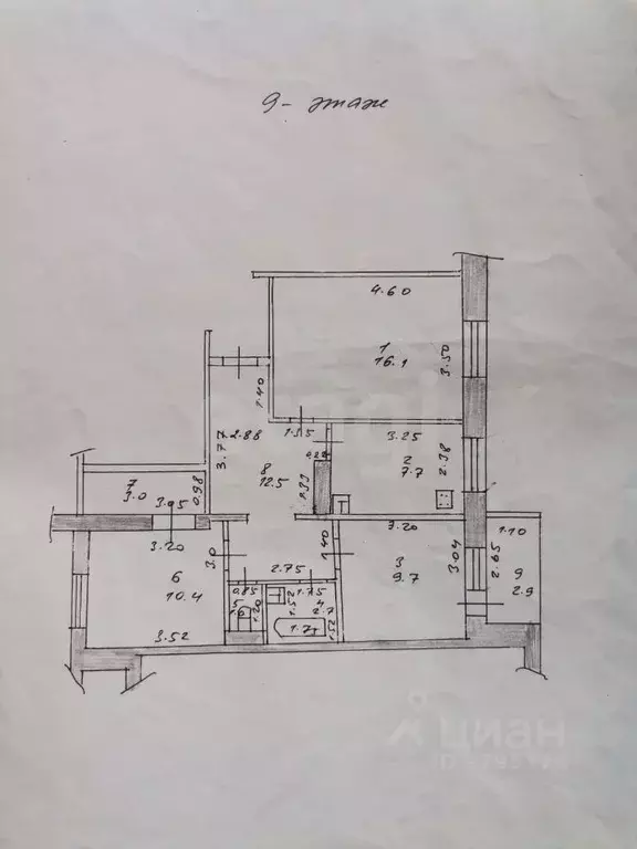 3-к кв. Татарстан, Казань Горки-3 мкр, ул. Дубравная, 47 (65.1 м) - Фото 0