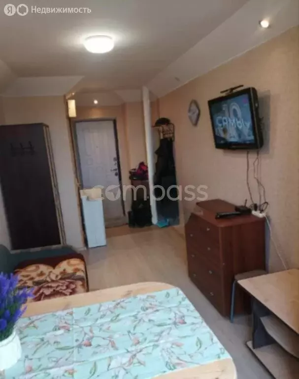 Квартира-студия: Тюмень, улица Червишевский Тракт, 84 (13 м) - Фото 1