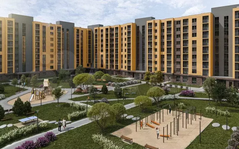 Квартира-студия, 30,9 м, 2/9 эт. - Фото 1