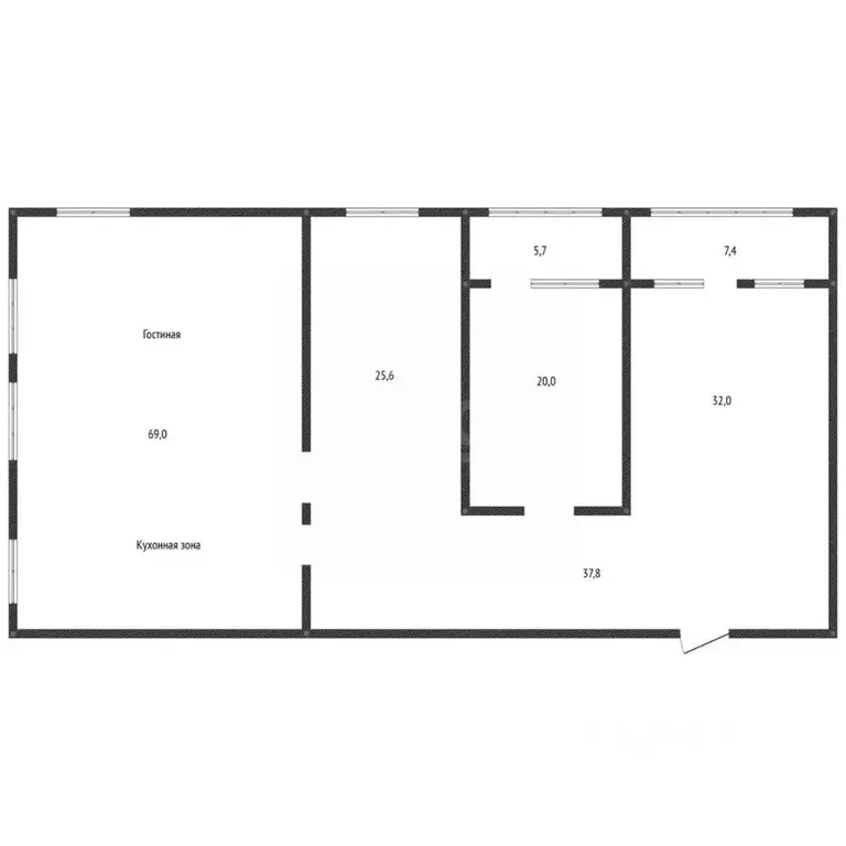 4-к кв. Дагестан, Махачкала ул. Циолковского, 11к1 (188.0 м) - Фото 2