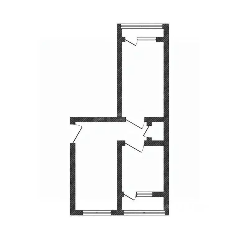 2-к кв. Курганская область, Курган Заозерный жилрайон, 5-й мкр, 9 ... - Фото 2