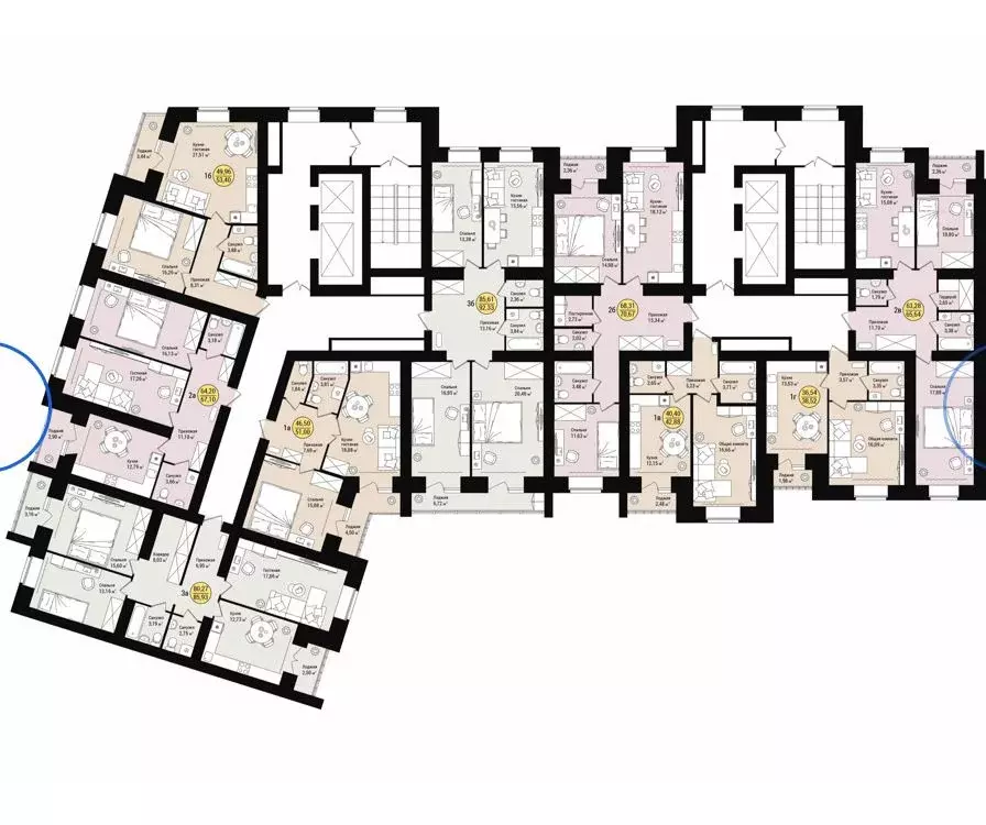 Продаётся 2-к квартира, 65.64 м - Фото 1