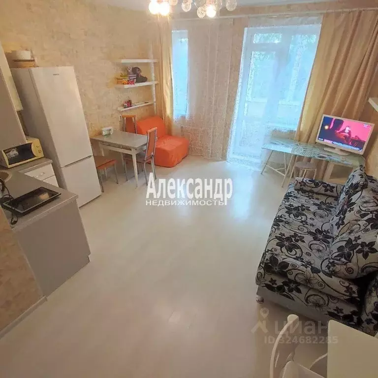 Студия Санкт-Петербург ул. Ушинского, 33к3 (32.0 м) - Фото 2