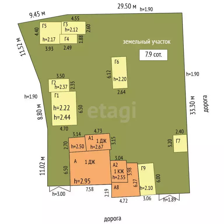 Дом в Тюмень, улица Правды (70.6 м) - Фото 1