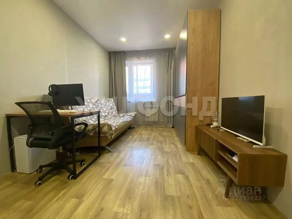 1-к кв. Новосибирская область, Новосибирск ул. Героев Революции, 21 ... - Фото 1