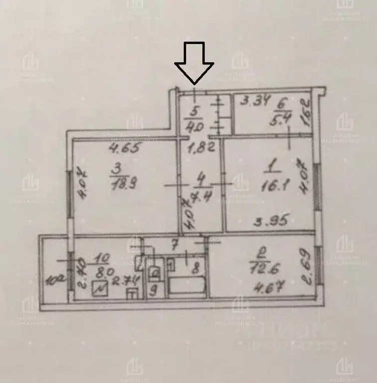 3-к кв. Москва Старобитцевская ул., 21К1 (80.0 м) - Фото 1