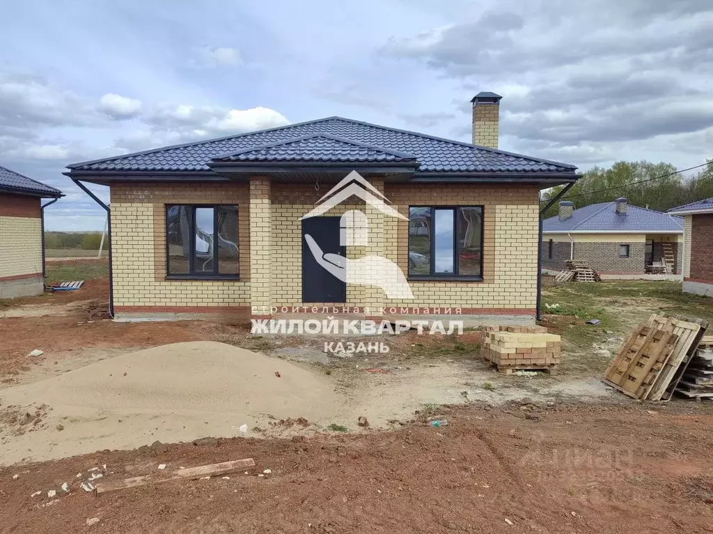 Дом в Татарстан, Высокогорское с/пос, д. Эстачи  (101 м) - Фото 1