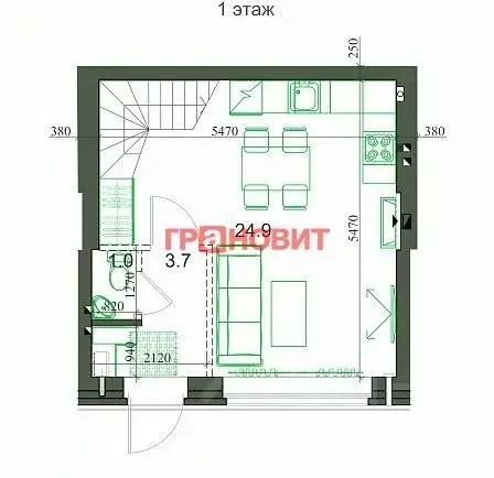 3-к кв. Новосибирская область, Новосибирский район, Мичуринский ... - Фото 1