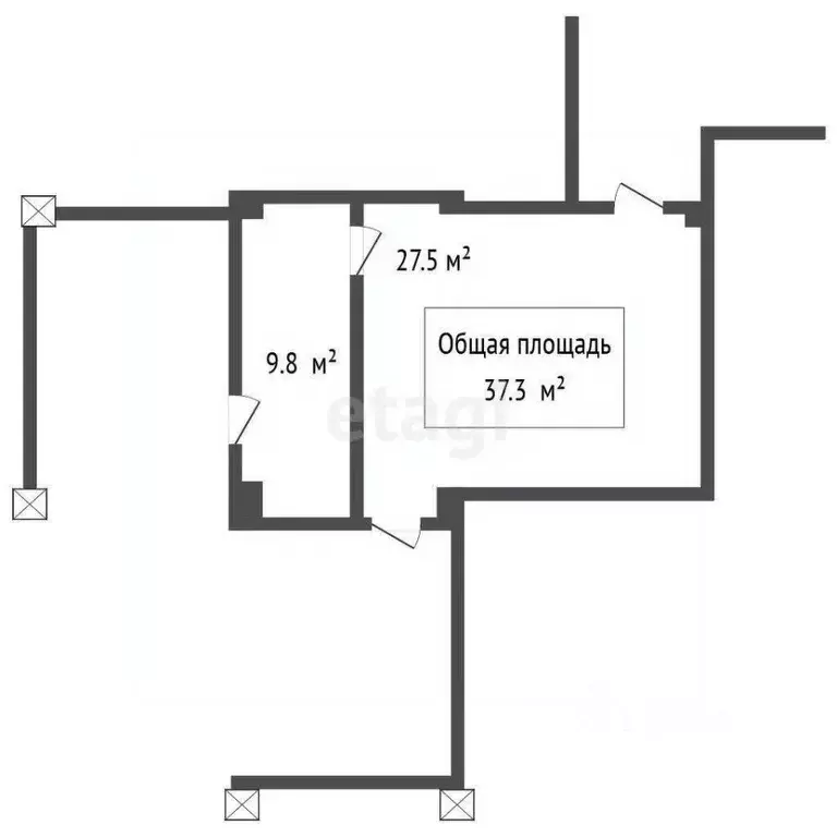 Склад в Новосибирская область, Новосибирск ул. Грибоедова, 2 (37 м) - Фото 2