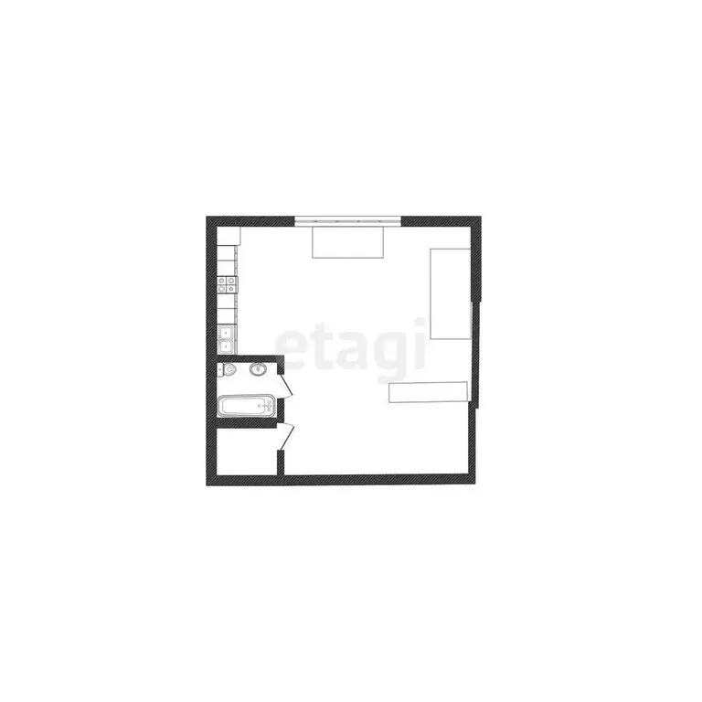 1-комнатная квартира: Черногорск, Октябрьская улица, 146 (19.1 м) - Фото 1
