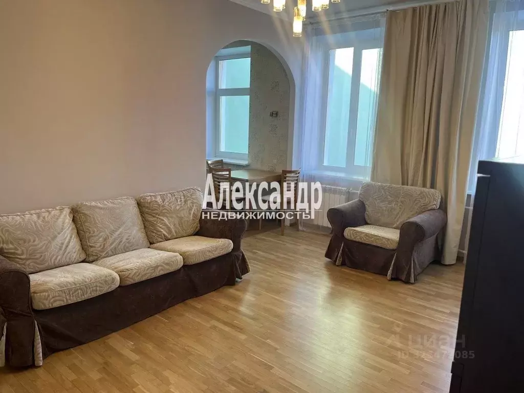 3-к кв. Санкт-Петербург Кирочная ул., 36 (80.0 м) - Фото 1