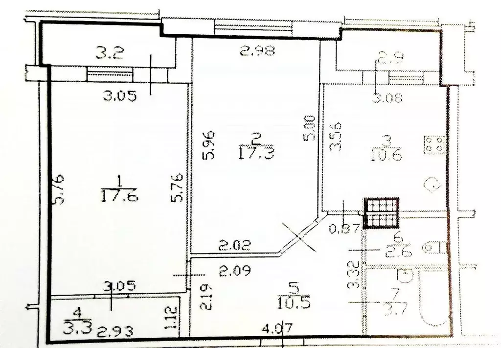 2-к кв. Санкт-Петербург Лыжный пер., 4к1 (65.6 м) - Фото 2