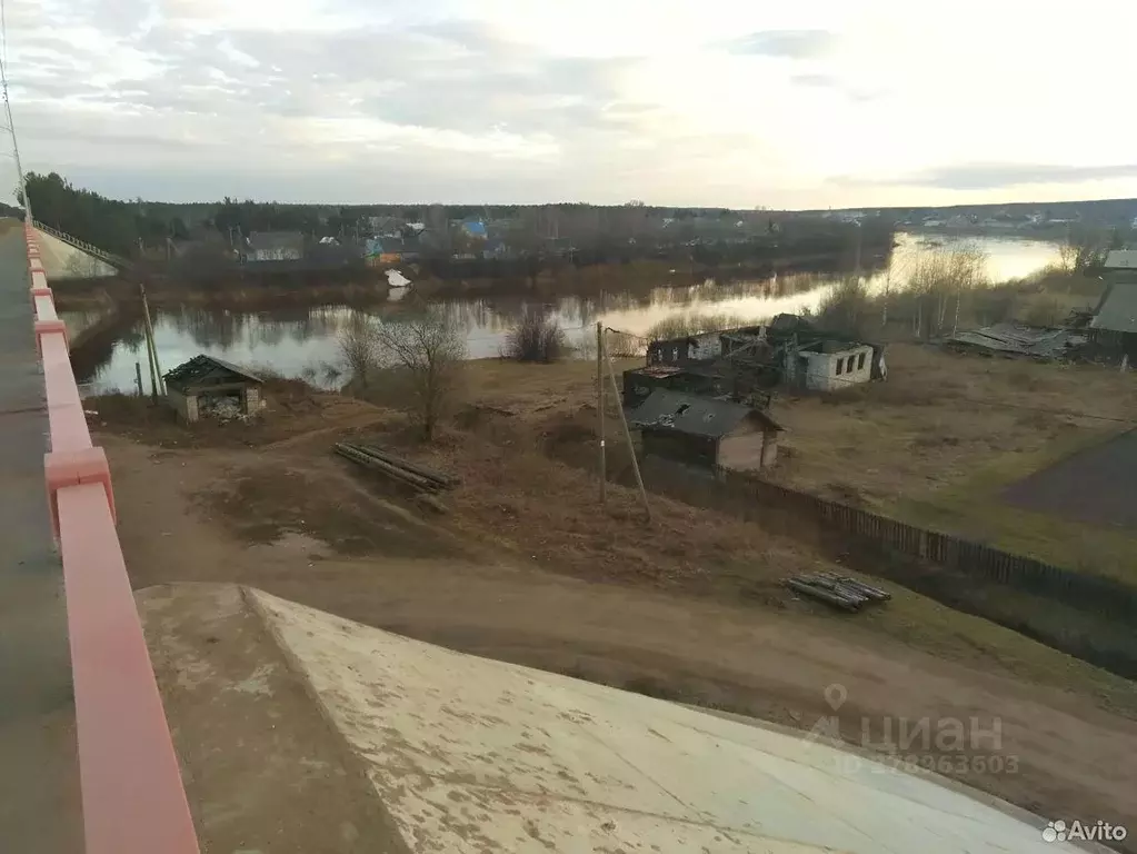 Участок в Вологодская область, с. Кичменгский Городок пер. ... - Фото 1