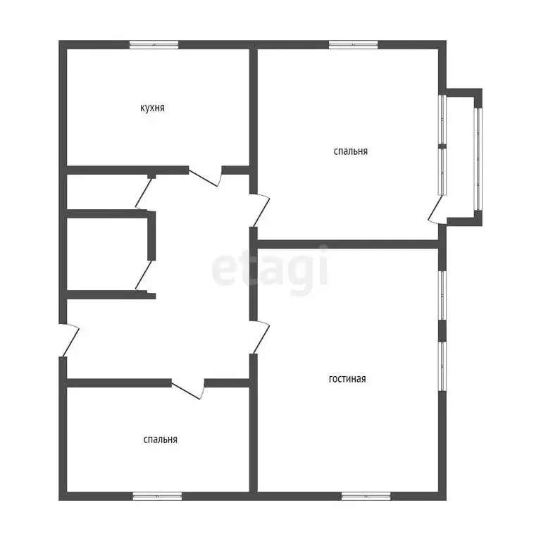 3-комнатная квартира: Ангарск, квартал Б, 17 (74.2 м) - Фото 0