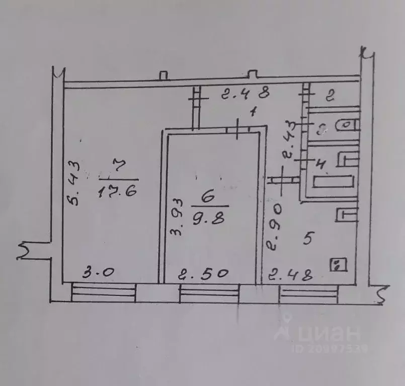2-к кв. Новгородская область, Великий Новгород Нехинская ул., 22к1 ... - Фото 1