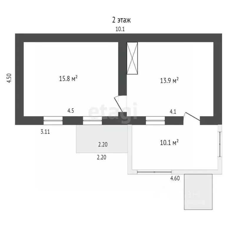 Дом в Крым, Судак муниципальный округ, с. Дачное ул. Миндальная (184 ... - Фото 2