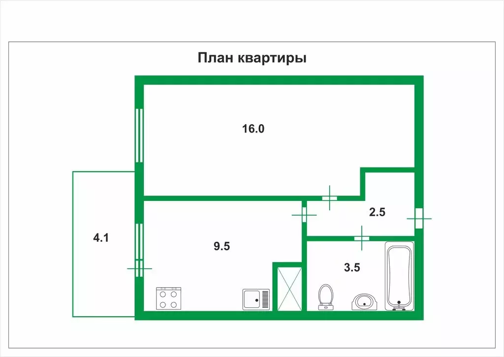 1-комнатная квартира: Санкт-Петербург, проспект Авиаконструкторов, 63 ... - Фото 0