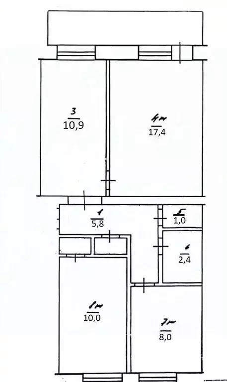 3-к кв. Оренбургская область, Саракташский район, с. Черный Отрог ... - Фото 2