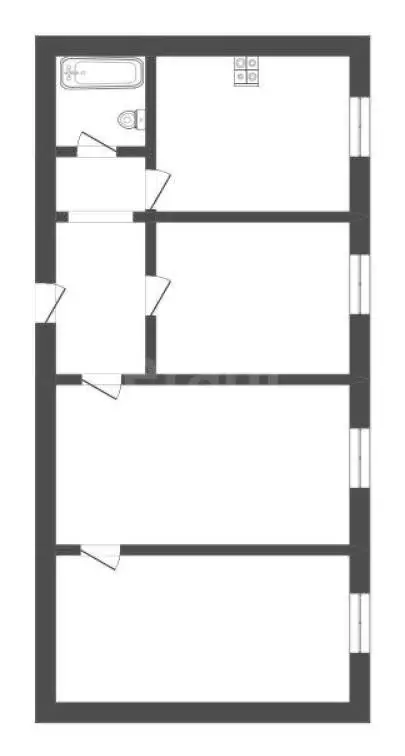 3-комнатная квартира: Борисоглебск, улица Победы, 60 (65 м) - Фото 1