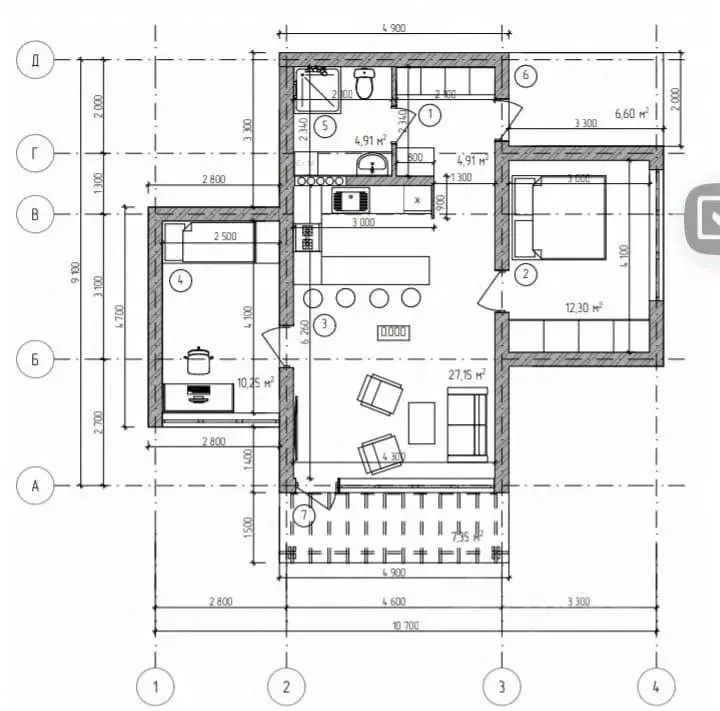 Дом в Севастополь ш. Монастырское, 130/2 (74 м) - Фото 1
