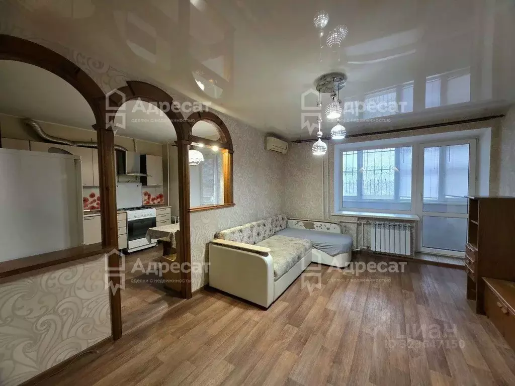 3-к кв. Волгоградская область, Волгоград Метростроевская ул., 11 (63.0 ... - Фото 1