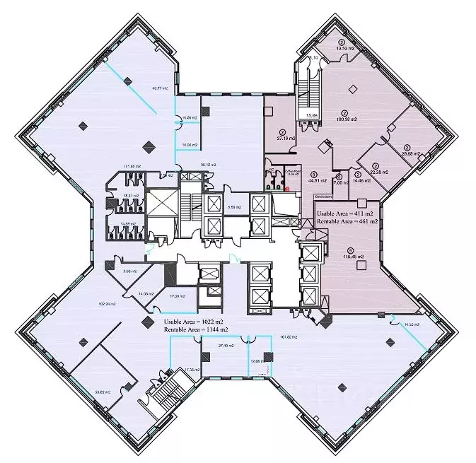 Офис в Москва Павелецкая пл., 2С2 (461 м) - Фото 2