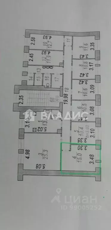 Комната Ивановская область, Иваново ул. Громобоя, 15 (15.0 м) - Фото 2
