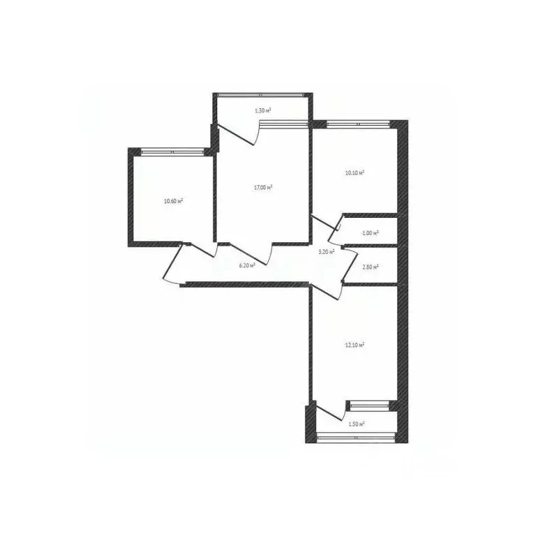 3-к кв. Брянская область, Брянск ул. Романа Брянского, 13 (63.7 м) - Фото 1