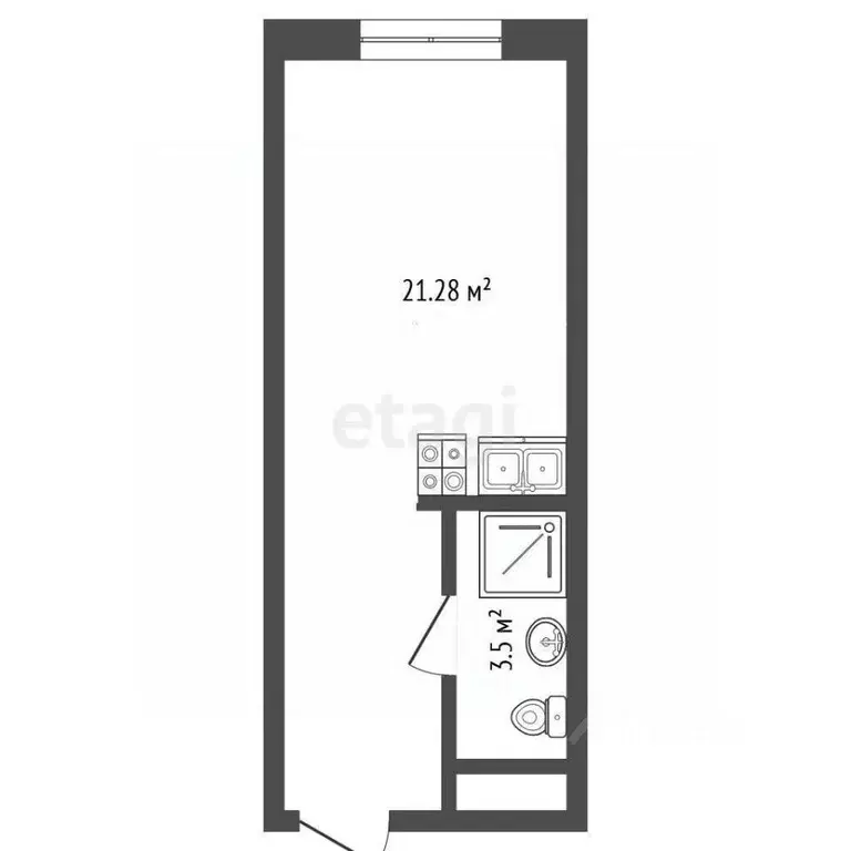 Студия Московская область, Одинцовский городской округ, Новоивановское ... - Фото 2