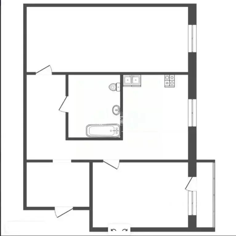 2-к кв. Хакасия, Абакан ул. Ивана Ярыгина, 17 (51.3 м) - Фото 2