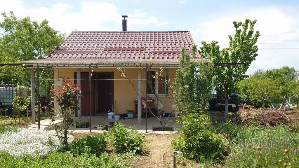 Дом в Крым, Сакский район, Ореховское с/пос, Солнечный ТСН  (36 м) - Фото 1