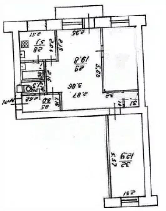 3-к кв. Кировская область, Киров ул. Азина, 49 (55.1 м) - Фото 1