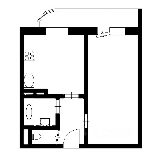 1-к кв. Санкт-Петербург Бухарестская ул., 116к1 (42.0 м) - Фото 2