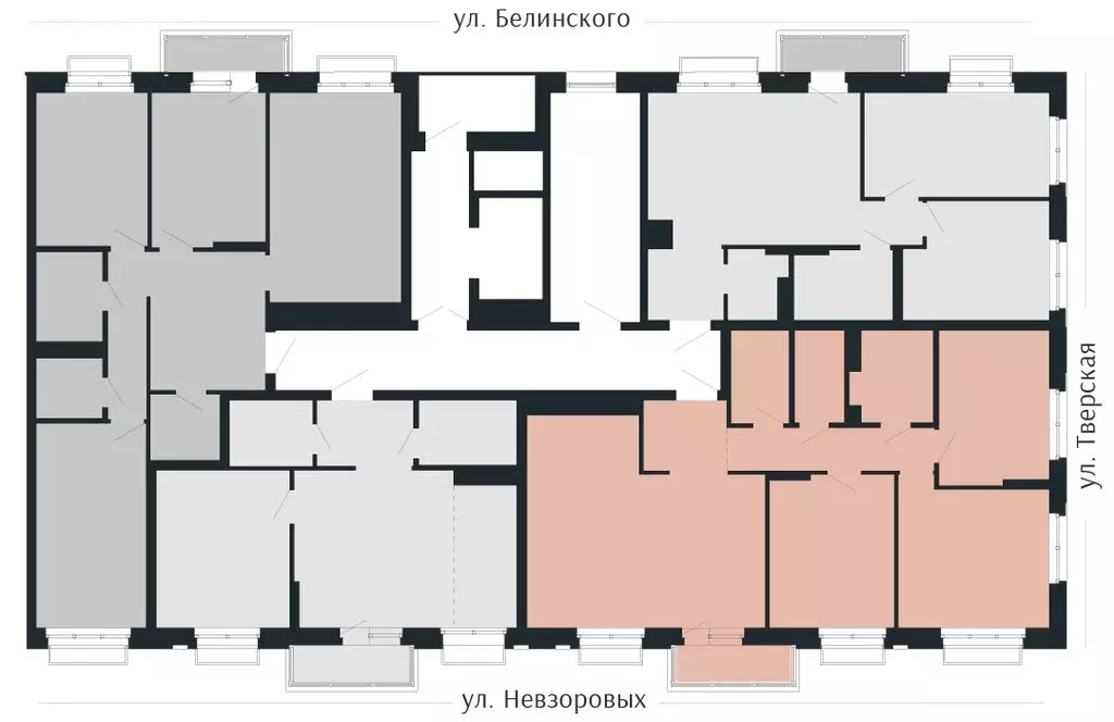 3-комнатная квартира: Нижний Новгород, ЖК Резиденция (94.7 м) - Фото 2