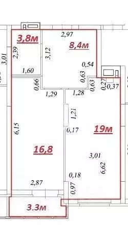 1-к кв. Самарская область, Самара Московское шоссе, 18-й км, 51 (48.1 ... - Фото 1