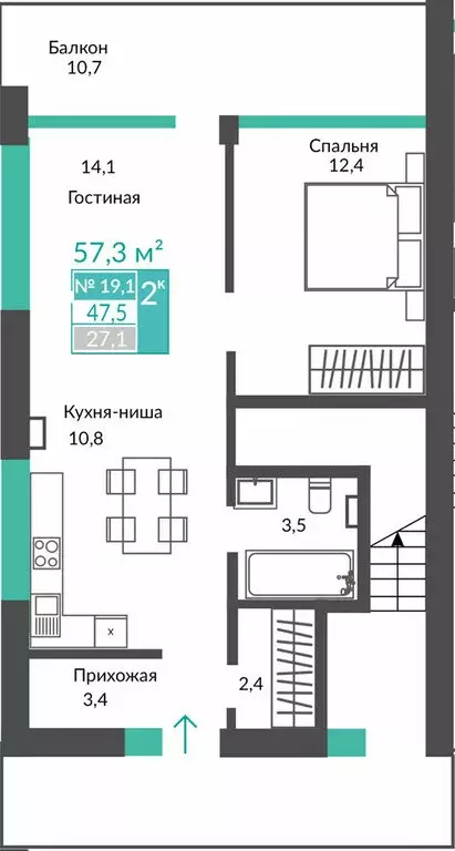 1-комнатная квартира: Республика Крым, Алушта, клубный пригород ... - Фото 1