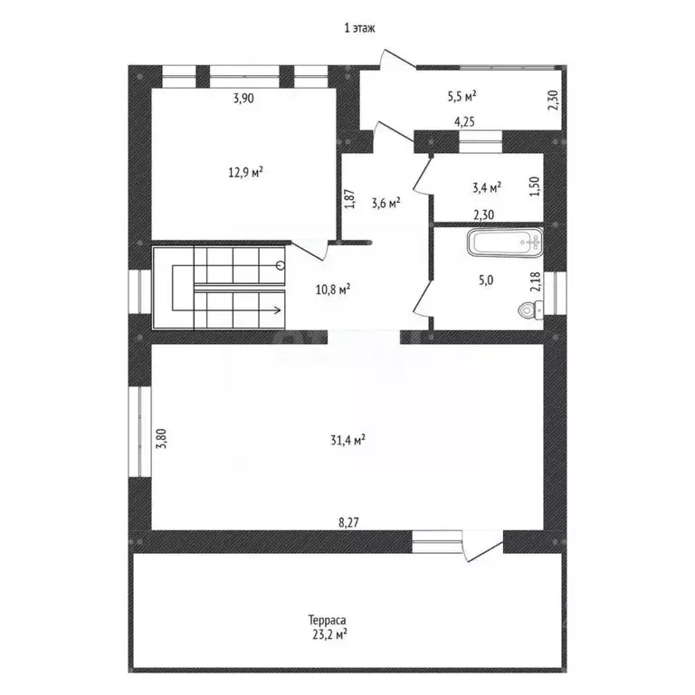 Дом в Башкортостан, Уфимский район, Русско-Юрмашский сельсовет, д. ... - Фото 2