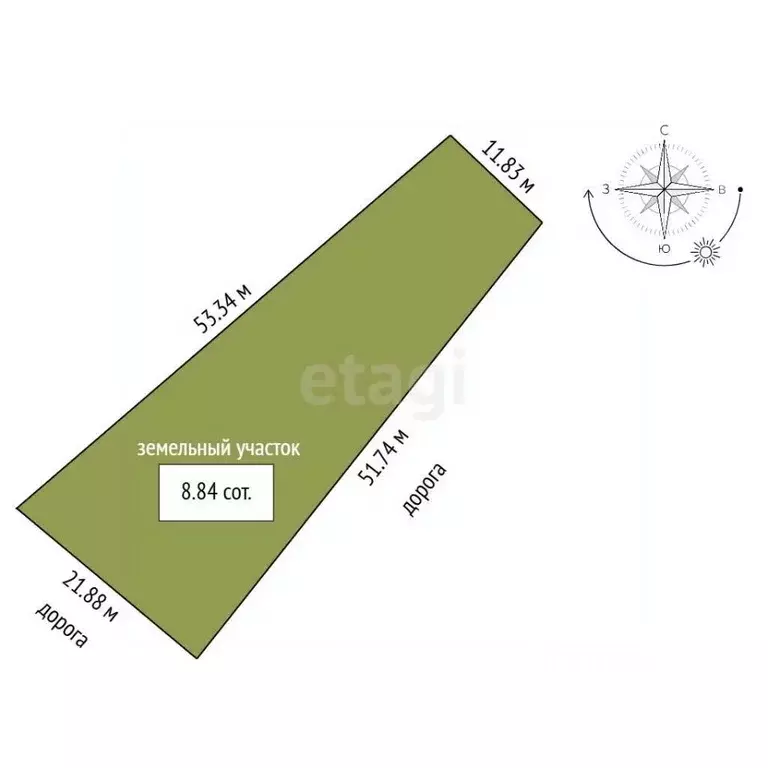 Участок в Челябинская область, Сосновский муниципальный округ, д. ... - Фото 1