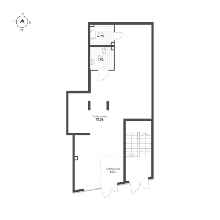 Помещение свободного назначения в Татарстан, Казань ул. Гаврилова, 7к1 ... - Фото 1
