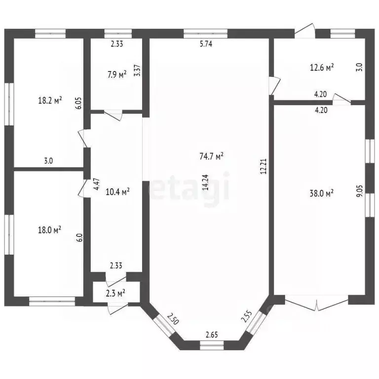 Дом в Пермский край, Чернушка ул. Сосновая, 22 (185 м) - Фото 1