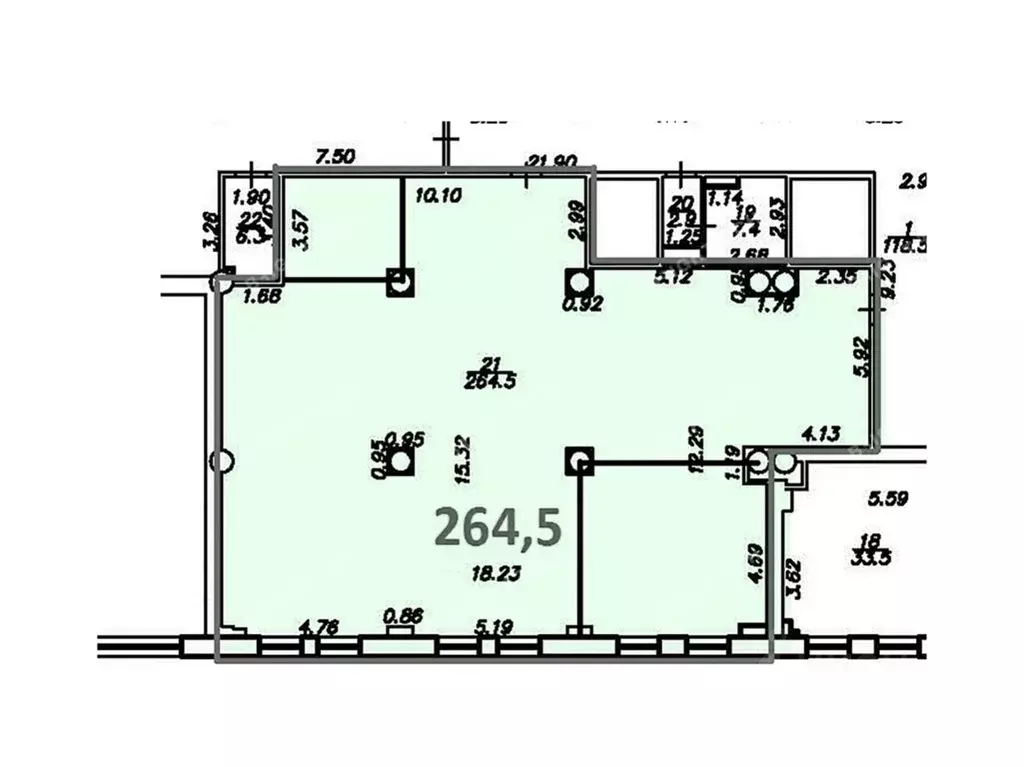 Офис в Санкт-Петербург Киевская ул., 5к4 (265 м) - Фото 2