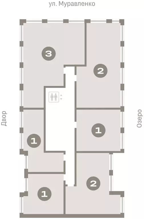 2-комнатная квартира: Тюмень, улица Газовиков, 36 (42.15 м) - Фото 1