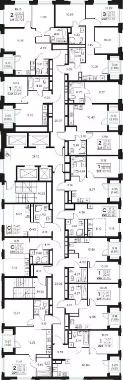 2-к кв. Нижегородская область, Нижний Новгород Глоракс Левобережный ... - Фото 2